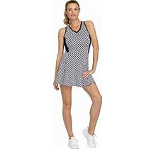 Tail Activewear Anthea V-Neck Flounce Tennis Dress Women's Clothing Diamond Petals : XL