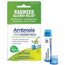 Boiron Ambrosia 30C Homeopathic Medicine For Ragweed Allergies&Hay Fever,1 Tube