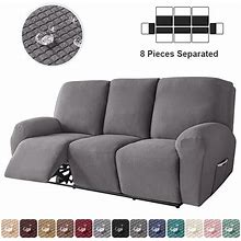 1/3 Seater Recliner Sofa Cover For Living Room Elastic Reclining Chair Cover