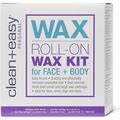 Clean + Easy Face & Body Roll On Wax Kit