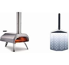 Summer Offer - Save On Ooni 12" Perforated Pizza Peel With Ooni Karu 12 Multi-Fuel Outdoor Pizza Oven - Portable Pizza Oven Bundle
