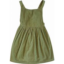 Bizz X Siss | Olive Cece Dress, Green (Multicolor, Size 8Y) | Maisonette