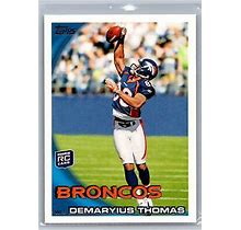 Demaryius Thomas 2010 Topps Football Rc Base 275 Denver Broncos