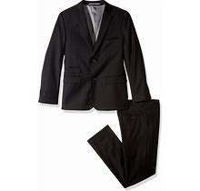 Isaac Mizrahi Boys' Solid 2Pc Slim Fit Wool Suit