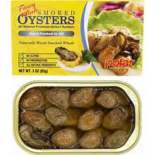 MW Polar Fancy Whole Smoked Oysters, 3 Ounce (Pack Of 12)