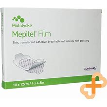 MHC Mepitel Film Bandage Mesh 10x12 cm Silicone Adhesive 10 Pcs. Breathable