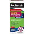 Robitussin Adult Maximum Strength Severe (4 Fl. Oz. Bottle) Multi-Symptom Cough, Cold + Flu CF Max, Non-Drowsy, Raspberry Mint Flavor
