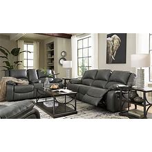 Ashley 77103 Calderwell Grey Living Room Set Sofa & Loveseat / Gray