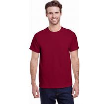 Gildan Heavy Cotton T-Shirt | Cardinal Red 2XL Wholesale Blank Cheap T-Shirt G500