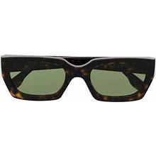 Retrosuperfuture - Tortoiseshell-Effect Rectangular-Frame Sunglasses - Unisex - Acetate - One Size - Brown