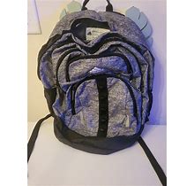 Adidas Black Gray Loadspring Backpack Book Bag Knapsack Large School Work Travel