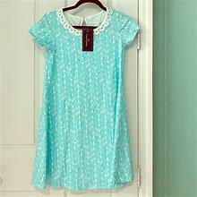 Lauren James Dresses | Lauren James Babydoll Dress Nwt | Color: Blue/White | Size: Xs