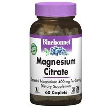 Bluebonnet Nutrition, Magnesium Citrate, 60 Caplets