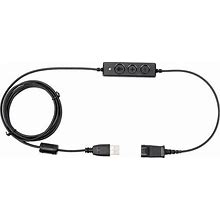 Voicejoy USB Adapter Compatible With Any Plantronics Or Voicejoy Wired Headset With A QD And Includes Volume Control And Mute Functionality (Connect