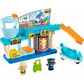 Little People Everyday Adventures Airport Toddler Playset, Airplane And 3 Play Pieces - Multi-Color