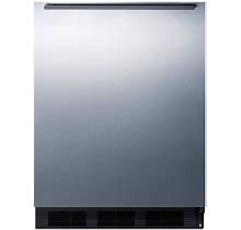 5.1 Cu. Ft. Mini Refrigerator In Stainless Steel With Freezer, ADA Compliant