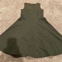 Lauren Ralph Lauren Dresses | Nwot Lauren By Ralph Lauren Fit And Flare Dress | Color: Tan | Size: Pm Petite Medium