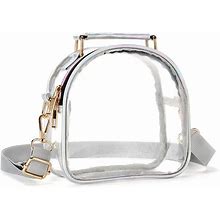 COROMAY Clear Purse For Women, Clear Bag Stadium Approved, See Through Clear Handbag