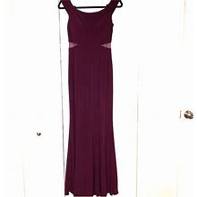 Xscape Dresses | Formal Floor-Length Off-Shoulder Dress | Color: Purple | Size: 4