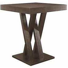 Coaster Mannes Square Counter Height Table Cappuccino Square