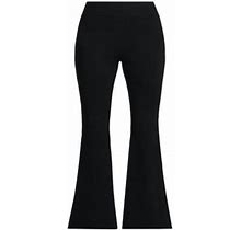 Stella Mccartney Women's Knit Flare Trousers - Black - Size Large