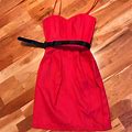 Plenty By Tracy Reese Dresses | Plenty By Tracy Reese Belted Dress Nwot | Color: Red | Size: 0