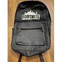 Boys Fortnite Black School Large Backpack