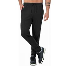 Champion Men's Slim-Fit Piped Tricot Track Pants - Black - Size L