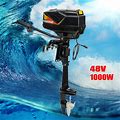 Hangkai 1KW 4HP Electric Outboard Motor Brushless Boat Thrust Long Shaft Engine