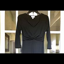 Loft Dresses | Ann Taylor Loft 3/4 Black Dress | Color: Black | Size: 6P
