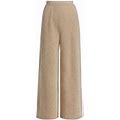 The Row Women's Eloisa Cashmere Wide-Leg Pants - Silk Paper - Size XL