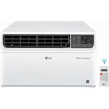 LG LW1222IVSM 12000 BTU DUAL Inverter Smart Wi-Fi Window Air Conditioner White Cooling Cooling Only Room Air Conditioners Window Air Conditioners