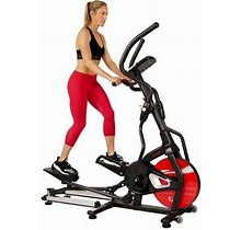 Sunny Health & Fitness Magnetic Elliptical Trainer Machine With LCD Monitor And Heart Rate Monitoring - Stride Zone, Sf-E3865