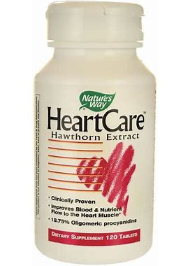 Nature's Way Heartcare Hawthorn Vitamin | 160 Mg | 120 Tabs