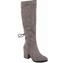 Journee Collection Leeda Boot | Women's | Grey | Size 11 | Boots
