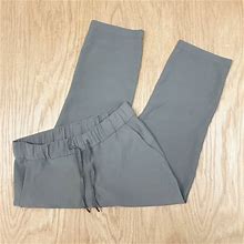Lululemon Pants & Jumpsuits | Womens Lululemon On The Move Relaxed Fit Pull On Pant Gray 8 Crop | Color: Gray | Size: 8