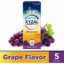 Children's Xyzal Levocetirizine Dihydrochloride Allergy Relief Liquid - Grape Flavor - 5 Fl Oz