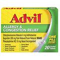 Advil Allergy And Congestion Relief Tablets, Pain Reliever, Fever Reducer And Allergy Relief With Ibuprofen, Phenylephrine Hcl And Chlorpheniramine Ma