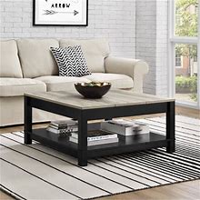 Elegant Coffee Table With Distressed Table Top Living Room Furniture