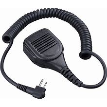 COMMIXC Shoulder Mic, Waterproof IP55 Handheld Speaker Mic With External 3.5mm Earpiece Jack, Compatible With 2.5mm/3.5mm 2-Pin Motorola Two-Way