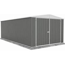 Absco Utility 10 ft. W X 20 ft. D Galvanized Steel Storage Shed | 81.1 H X 118.11 W X 234.65 D In | Wayfair B12bab4adf68e9ea33c84a5c3cccafc2