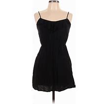 Casual Dress Square Sleeveless: Black Dresses - Women's Size Large