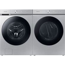 Samsung WF53BB8900-DVG53BB8900 Bespoke 27 Inch Wide 5.3 Cu. Ft. Energy Star Certified Front Loading Washing Machine And 27 Inch Wide 7.6 Cu. Ft.