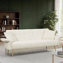 Mercer41 70.1 "Futon Sofa Bed, Convertible Double Sofa Bed W/ Folding Armrests | Wayfair 1B6c6ebe596d27cc137f449f4be9d1d8