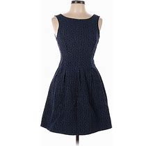 Blue Rain Casual Dress: Blue Dresses - Women's Size Medium
