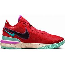 Nike Lebron NXXT Gen Track Red/Black/Teal Nebula Men's Basketball Shoes, Size: 9.5
