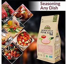 Himalayan Chef Pink Salt Fine Grain, Unrefined Natural Himalayan Salt Enriched With 84 Minerals - 20 Lbs Bag