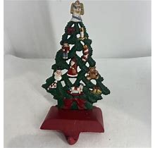 Midwest Of Cannon Falls Cast Iron Christmas Tree W/ Angel Stocking