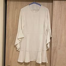 A.L.C. Dresses | Alc White Long Sleeve Dress - Us8 | Color: White | Size: 8