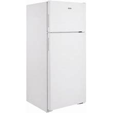 Hotpoint 28" Top Freezer 17.5 Cu. Ft. Refrigerator In White | 67.38 H X 28 W X 30.5 D In | Wayfair A4fe9af3f9858a95285f459fbfc66c77